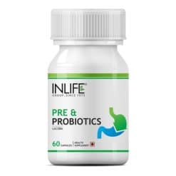 INLIFE Prebiotics and Probiotics Supplement (60 Capsules)