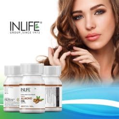 Almond oil capsules for hair