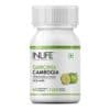 INLIFE Pure Garcinia Cambogia Fruit 60% HCA Weight Management Herbs Supplement, 1200mg - 60 Vegetarian Capsules