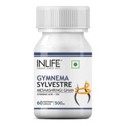 INLIFE Gymnema Sylvestre Supplement- 500mg (60 Veg. Capsules)