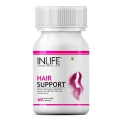 INLIFE Hair Support Supplement - 60 Veg. Capsules