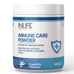 Immune Care Powder, Whey Protein, Guduchi (Giloy), Curcumin, Tulasi and Cow Colostrum - 300gms (Vanilla)