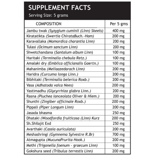 INLIFE Diastan Plus Powder Diabetes Care Ayurvedic Herbal Supplement, 300 grams (Natural) - Image 2