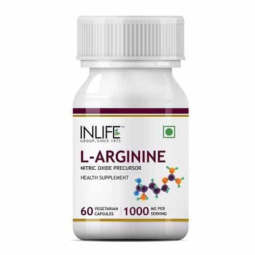 l arginine 1000mg supplement vegetarian capsules