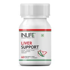 INLIFE Liver Support Supplement, 500mg - 60 Vegetarian Capsules