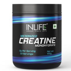 INLIFE Micronized Creatine Monohydrate Supplement - 100gms