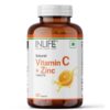 INLIFE Natural Vitamin C 1000mg Amla Extract with Zinc 10mg Immunity Essential Supplement - 60 Tablets
