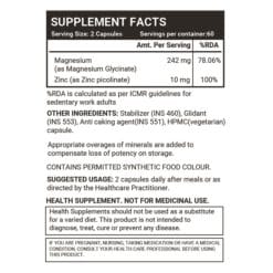 Magnesium Glycinate 120 Capsules