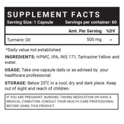Turmeric Oil Capsules
