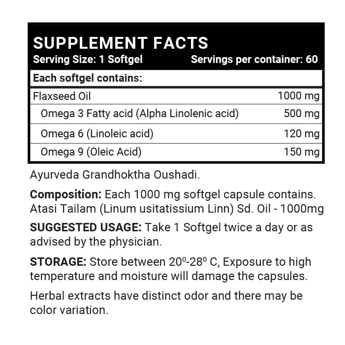 Flax seed Oil Capsules