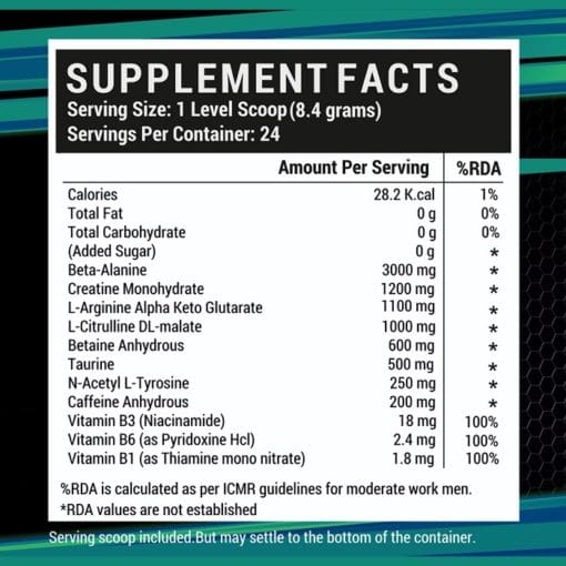 Pre Workout with Creatine