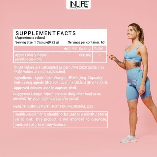 Apple Cider Vinegar Supplement Facts