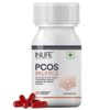 INLIFE PCOS Supplements for Women, PCOS Balance Capsule with Myo-Inositol D-Chiro-Inositol - 60 Vegetarian Capsules