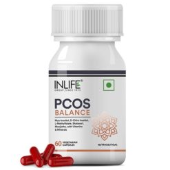 INLIFE PCOS Supplements for Women, PCOS Balance Capsule with Myo-Inositol D-Chiro-Inositol - 60 Vegetarian Capsules